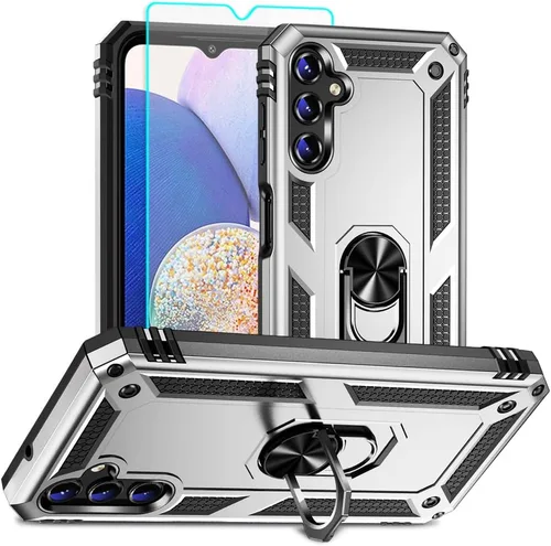Miniatura 18 de Funda para Samsung Galaxy A12, Samsung A12 con protector de pantalla HD, [grado militar de 16 pies probada en caídas], anillo protector a prueba
