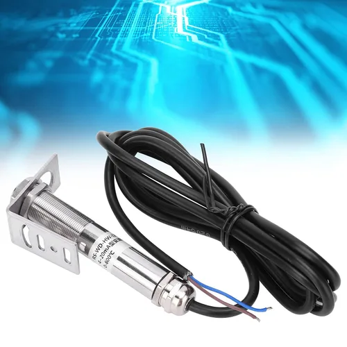 Miniatura 9 de Sensor de temperatura no infrarrojo, sonda de temperatura industrial de acero inoxidable con salida 4-20mA para monitoreo de maquinaria Rango