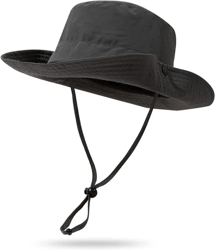 Miniatura 10 de CLAPE Sombrero de pescador para exteriores, impermeable, UPF 50+, ala Boonie para mujeres y hombres, ligero para senderismo, safari, sombrero