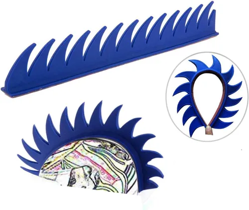 Miniatura 12 de Mohawk Peluca para decoración de casco, diseño de halcón reutilizable (casco no incluido)