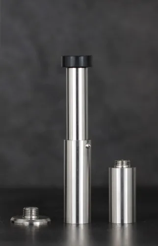 Miniatura 4 de EVI Tope de puerta montado en la pared Caucho negro de silicona natural Instalación de adhesivo o tornillo Acero inoxidable Longitud