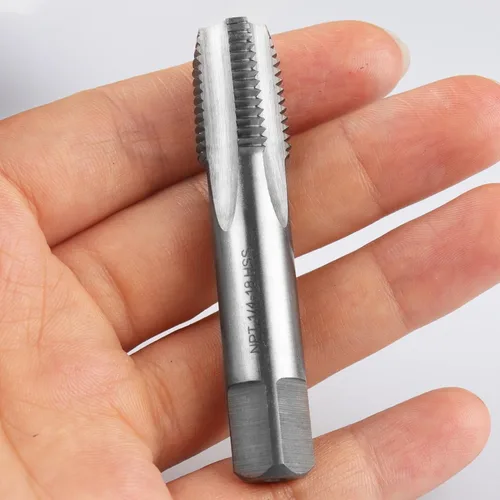Miniatura 6 de 1/4" - 18 NPT - Grifo de tubo cónico M2 NPT, utilizado para roscar máquina convencional o roscado CNC, puede golpear acero y acero inoxidable