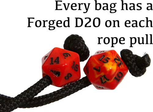 Miniatura 5 de Forged Dice Co. Pouch of The Endless Hoard Bolsa de Dados - Contiene Más de 1,000 Dados Poliédricos - Bolsa de Almacenamiento de Dados con 7