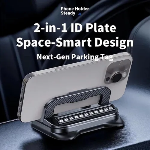 Miniatura 2 de Soporte de Teléfono para Automóvil Nuevo 2026 Rotación de 360 Grados Adecuado para Navegación del Automóvil en Tablero de Instrumentos del Coche
