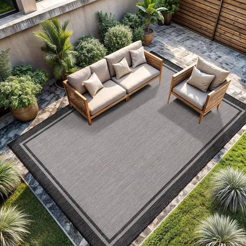 Miniatura 80 de CAMILSON Alfombra para exteriores, alfombras modernas para patios interiores y exteriores, tapetes de cocina y pasillo, alfombra lavable para porche