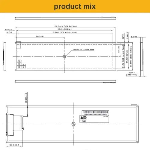 Miniatura 2 de EDIY 8.8 pulgadas IPS pantalla AIDA64 CPU monitor de temperatura 1920x480 pantalla LED para coches monitor GPU computadora caso subpantalla