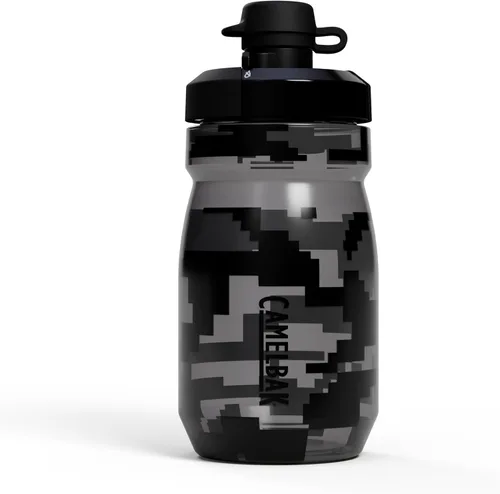 Miniatura 7 de CamelBak Podium Dirt Series - Botella de agua para bicicleta de montaña de 15 onzas con tapa antibarro - Botella fácil de estrujar - Se adapta a