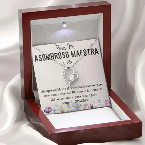 Miniatura 4 de Regalo Para Maestra - Regalos Para Maestras Personalizados, Regalo Para Mi Esposa, Collares Para Mi Maestra, Recuerdos Para Graduación, Collar Para