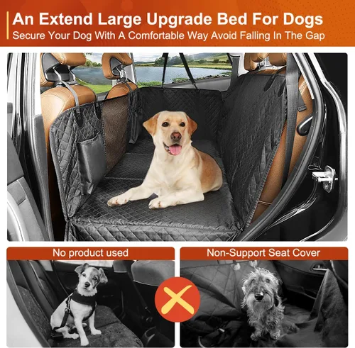 Miniatura 2 de Vailge Funda de asiento de coche para perro, hamaca para asiento trasero de automóvil, funda de asiento no inflable para asiento trasero, protector