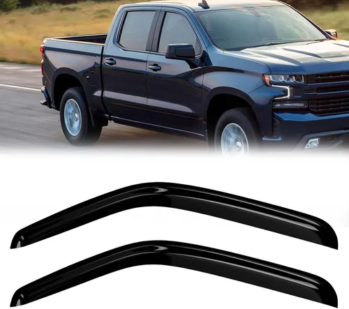 Miniatura 76 de Protectores de lluvia de ventana para Ford F150 SuperCab 2004-2014 2 piezas deflector de ventana para 09-14 F-150 con 2 puertas delanteras