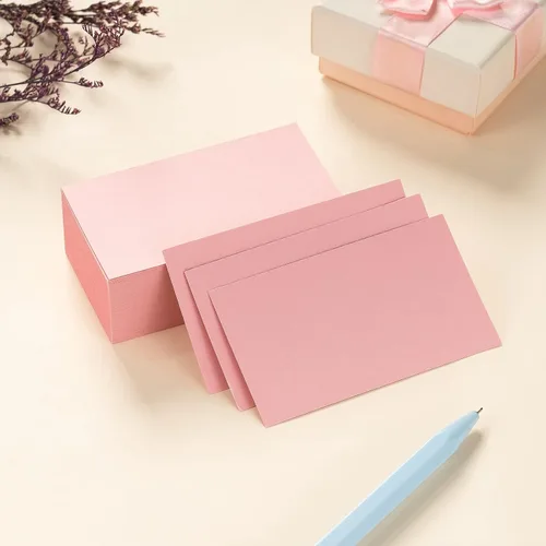 Miniatura 3 de Paquete de 100 tarjetas de papel grueso en blanco para invitaciones, tarjetas de felicitación, postales, fotos, papel grueso de 250 GSM