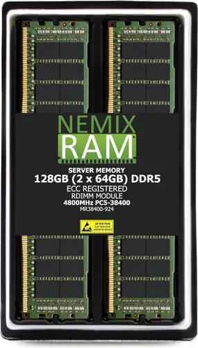 Miniatura 8 de 1TB 16X64GB DDR5 4800MHz PC5-38400 2Rx4 1.1V CL40 288-PIN ECC Registered RDIMM NEMIX RAM Server Memory KIT