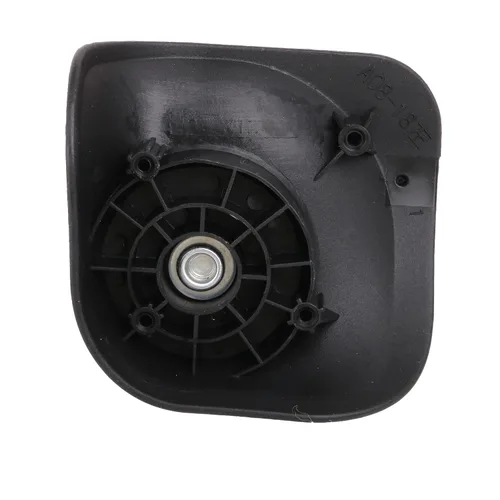 Miniatura 4 de 2 pares de ruedas de repuesto para equipaje giratorio 360 ruedas de maleta doble rodillo negro (W041)