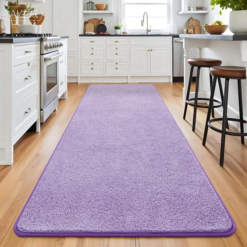 Miniatura 44 de Keeko Alfombras de área de 4 x 6 pies para sala de estar, alfombra suave y moderna de espuma viscoelástica para dormitorio, alfombra