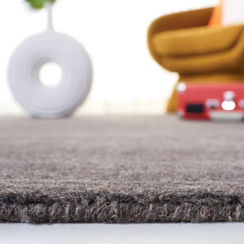 Miniatura 6 de SAFAVIEH Himalaya Collection - Alfombra decorativa, 3 x 5 pies, carbón, lana hecha a mano, ideal para zonas de alto tráfico en entrada, sala