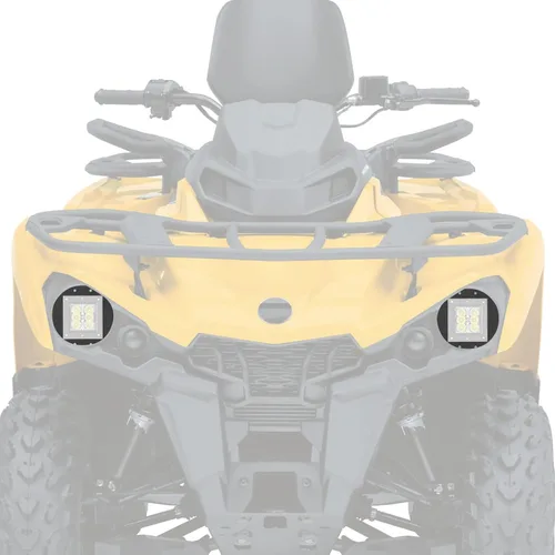 Miniatura 5 de WSays Soporte de montaje de bisel de conversión de actualización de faros compatible con Can-Am Outlander XMR Max L 400 450 500 570 Luz de montaje
