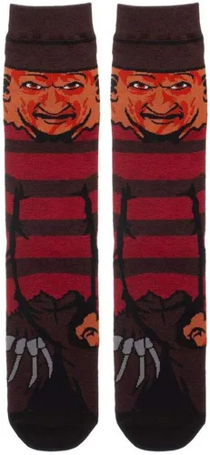 Grand Clothing Outlet A Nightmare on Elm Street Freddy Krueger Halloween 360 - Calcetines de personajes, Marrón