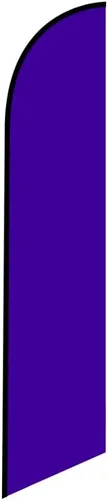 Miniatura 16 de Bandera de plumas de Swooper color negro sólido, solo bandera de repuesto