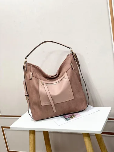 Miniatura 8 de Bolsos estilo hobo en relieve para mujer, bolso cruzado grande de cuero para mujer, estilo casual, bolsos y bolsos de mano