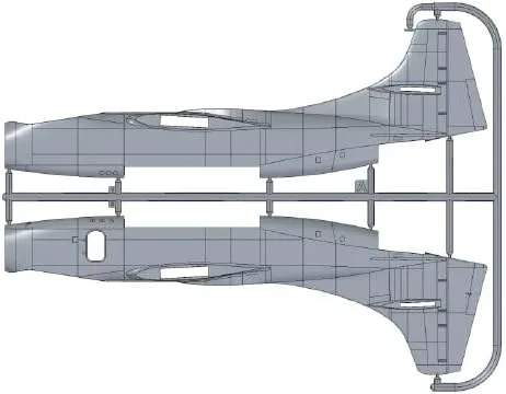 Miniatura 6 de Roden 063-1/72 - North American AJ-1 Savage, kit de modelo de plástico a escala