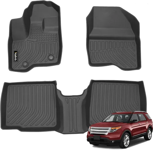 Miniatura 147 de Tapetes de piso para todo clima y forro de carga con respaldo para Chevrolet Suburban de 7 asientos 2021-2025 / GMC Yukon XL de 7 asientos