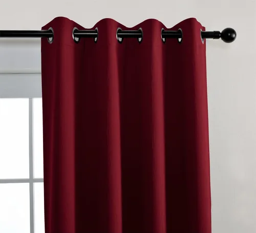 Miniatura 2 de Cortinas y cortinas de poliéster con ojales en la parte superior para oscurecer la habitación, sala de estar con aislamiento térmico