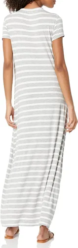 Miniatura 3 de Tienda Essentials - Vestido largo de manga corta para mujer