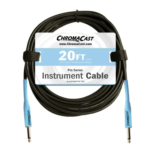 Miniatura 13 de ChromaCast Pro Series CC-PSCBLSS cables para instrumentos con extremos derechos, Vainilla crema