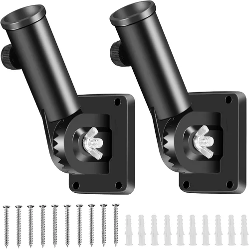 Miniatura 10 de Soportes para Asta de Bandera, BONWIN Soporte de Montaje para Asta de Bandera de 1" con Herrajes para Pared de Casa Porche, 1" de Diámetro