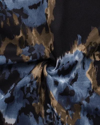 Miniatura 4 de Timeson Blusas de manga 34 para mujer, estilo casual, cuello en V, camisas de vestir de doble capa, túnicas de malla