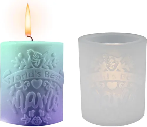 Miniatura 13 de Moldes de vela en forma de cubo, moldes de velas 3D para hacer velas, molde de vela de silicona de panal para adornos de jabón caseros, velas