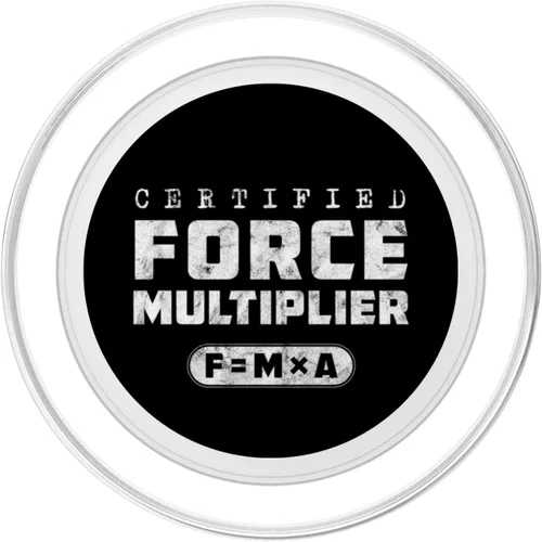 Miniatura 2 de Multiplicador de fuerza certificado Victory Tactics Military Science PopSockets MagSafe PopGrip para iPhone