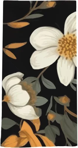 Miniatura 12 de Briarwood Lane Toalla de mano de algodón floral abstracto