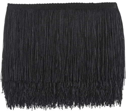 Miniatura 15 de AWAYTR Ribete de Flecos para Costura de 10 Yardas - 6 pulgadas de Ancho con Borlas para Manualidades DIY, Ropa y Decoración de Vestidos