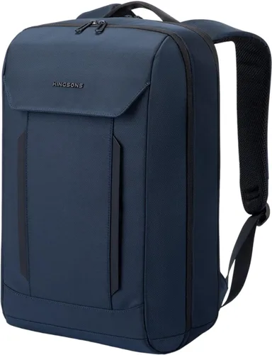 Kingsons Mochila con compartimento para laptop de 15.6 pulgadas para hombres, mochila de negocios delgada y duradera para el trabajo, viajes