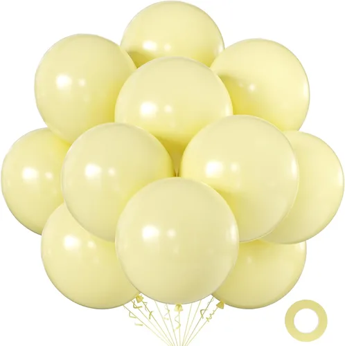Miniatura 5 de KALOR Globos color morado ceniza de 18 pulgadas, 10 globos de látex mate, globos redondos grandes para bodas, baby shower, fiestas de cumpleaños