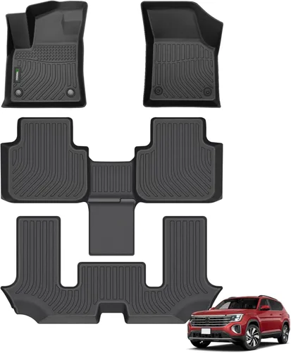 Miniatura 18 de ANBINGO® Alfombrillas de Piso para 2024 2025 CX-90 y CX90 PHEV (Híbrido Enchufable) 6 y 7 Asientos 2da Fila Asiento de Capitán o Asiento Tipo Cubo