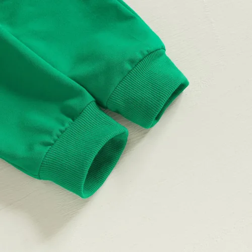 Miniatura 33 de BemeyourBBs Conjunto divertido de sudadera y pantalones de manga larga con letras divertidas para bebé niño y niño