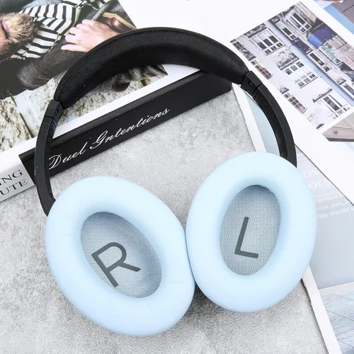 Miniatura 18 de Almohadillas para los oídos para Bose QuietComfort 45 QC45 QC35 ii QC35, cojines de cuero de piel de cordero para auriculares profesionales, QC45