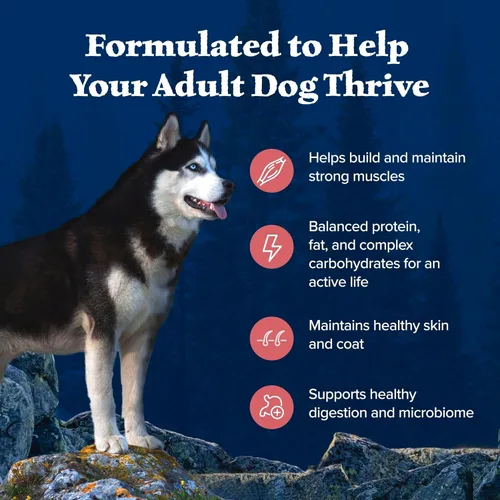Miniatura 5 de Blue Buffalo Wilderness - Alimento seco natural con alto contenido proteínico para perros adultos, salmón, 24 libras