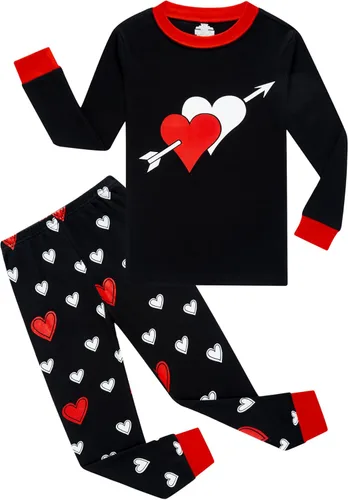 Miniatura 18 de Family Feeling - Pijamas para niños y niños pequeños, conjunto de pijamas de 2 piezas, ropa para dormir de 100 % algodón