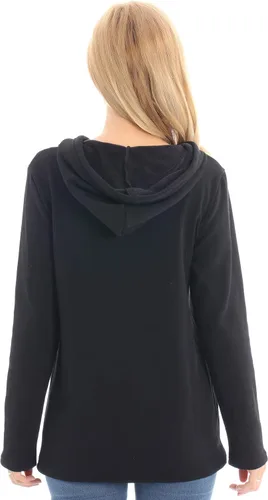 Miniatura 52 de Bearsland - Sudadera de lactancia y maternidad para mujer, con bolsillos y capucha