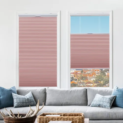 Miniatura 28 de Tonature Persianas Celulares de Tamaño Personalizado para Ventanas Cortinas Blackout sin Cordón Persianas Enrollables Protección UV Aislamiento