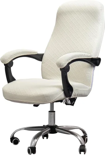 Miniatura 36 de Melaluxe Funda para silla de oficina con fundas para reposabrazos, funda elástica universal para silla de escritorio, fundas para silla