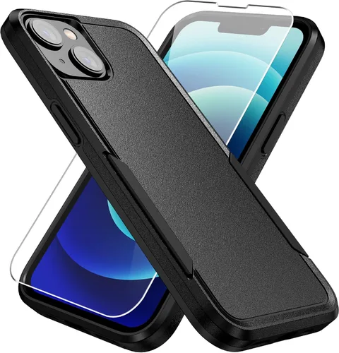Miniatura 28 de Funda para iPhone 12 Pro Max, con protector de pantalla, [probada contra caídas de grado militar], resistente, resistente, a prueba de golpes