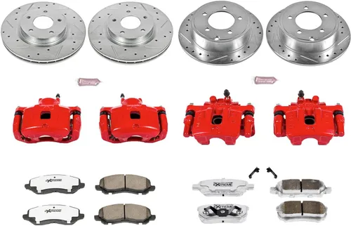 Miniatura 2 de Power Stop KC2840-26 Kit de freno delantero y trasero Z26 Street Warrior Chrysler Dodge Jeep para Chrysler 200, Chrysler Sebring, Dodge Avenger