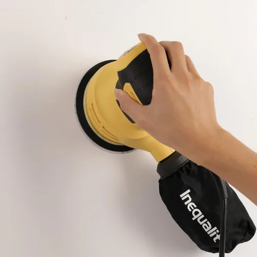 Miniatura 8 de Lijadora orbital aleatoria, lijadora de palma con cable de 2.4 amperios y 5 pulgadas, lijadora eléctrica para paneles de yeso máximo de 13000 OPM