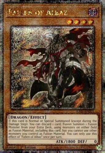 Fallen of Albaz (Quarter Century Secret Rare) - RA01-EN021 - Cuarto de siglo secreto raro - 1ª edición