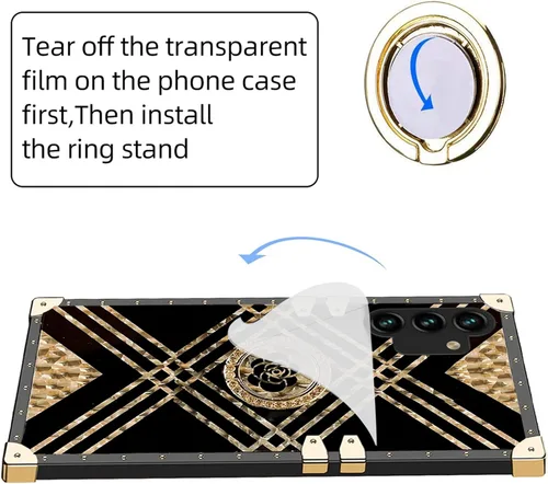 Miniatura 5 de Funda para Samsung Galaxy A13 5G, a13 5G/4G/A04S, funda para teléfono para mujer, a prueba de golpes, TPU retro, elegante, clásico, de lujo