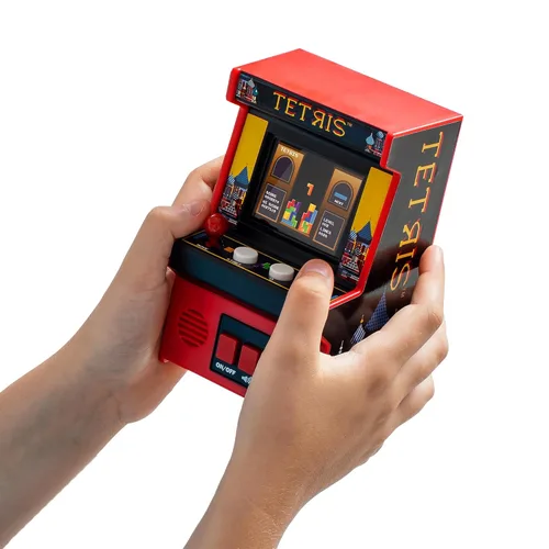 Arcade Classics - Juego de mini arcade retro, pantalla a todo color, consola de juegos electrónicos portátil clásica, juguete de los 90, gran regalo